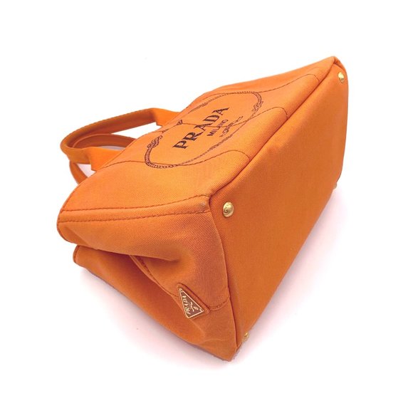 Prada Canapa MM - Orange - Picture 13 of 16
